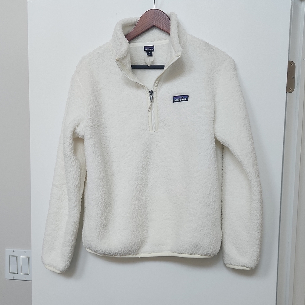 Patagonia Women's White Fleece Jacket